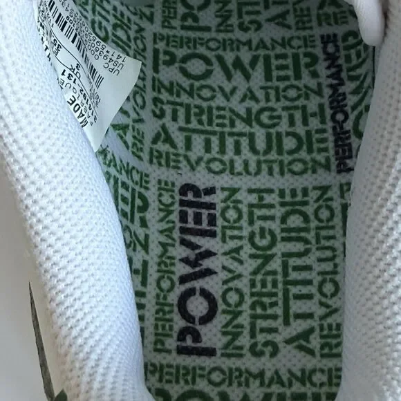 Nike Air Force 1 XXV '82 Size 3.5 Youth unisex (Women's 5) white/green low EUC - Picture 7 of 11